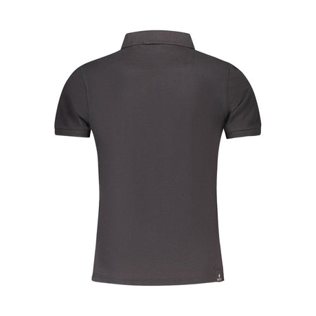 Accademia Militare Black Cotton Polo Shirt