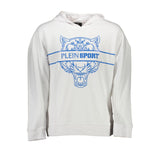 Plein Sport White Cotton Men Sweater