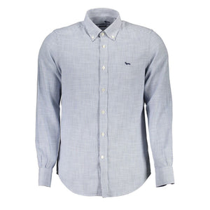Harmont & Blaine Blue Cotton Shirt