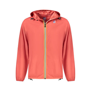 K-WAY Red Polyamide Men Jacket