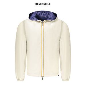 K-WAY Beige Nylon Men Jacket