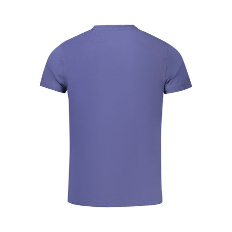 K-WAY Blue Cotton Men T-Shirt