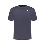 K-WAY Blue Cotton Men T-Shirt