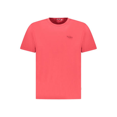 Pepe Jeans Red Cotton T-Shirt