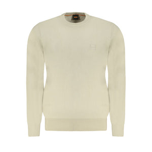 Hugo Boss Beige Cotton Sweater