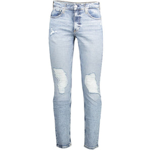 Calvin Klein Blue Cotton Jeans & Pant