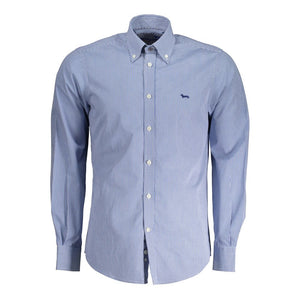 Harmont & Blaine Blue Cotton Shirt