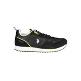 U.S. POLO ASSN. Black Polyester Sneaker