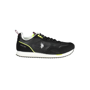 U.S. POLO ASSN. Black Polyester Sneaker