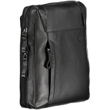 Piquadro Black Leather Shoulder Bag