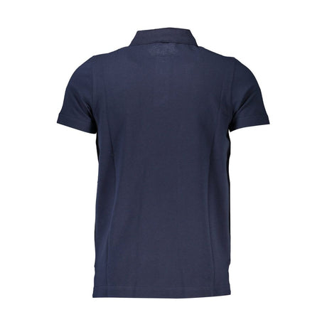 Cavalli Class Blue Cotton Polo Shirt