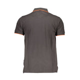 U.S. Grand Polo Gray Cotton Polo Shirt