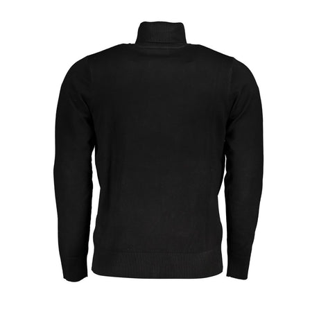 U.S. Grand Polo Black Nylon Sweater