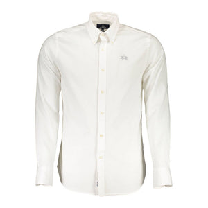 La Martina White Cotton Shirt