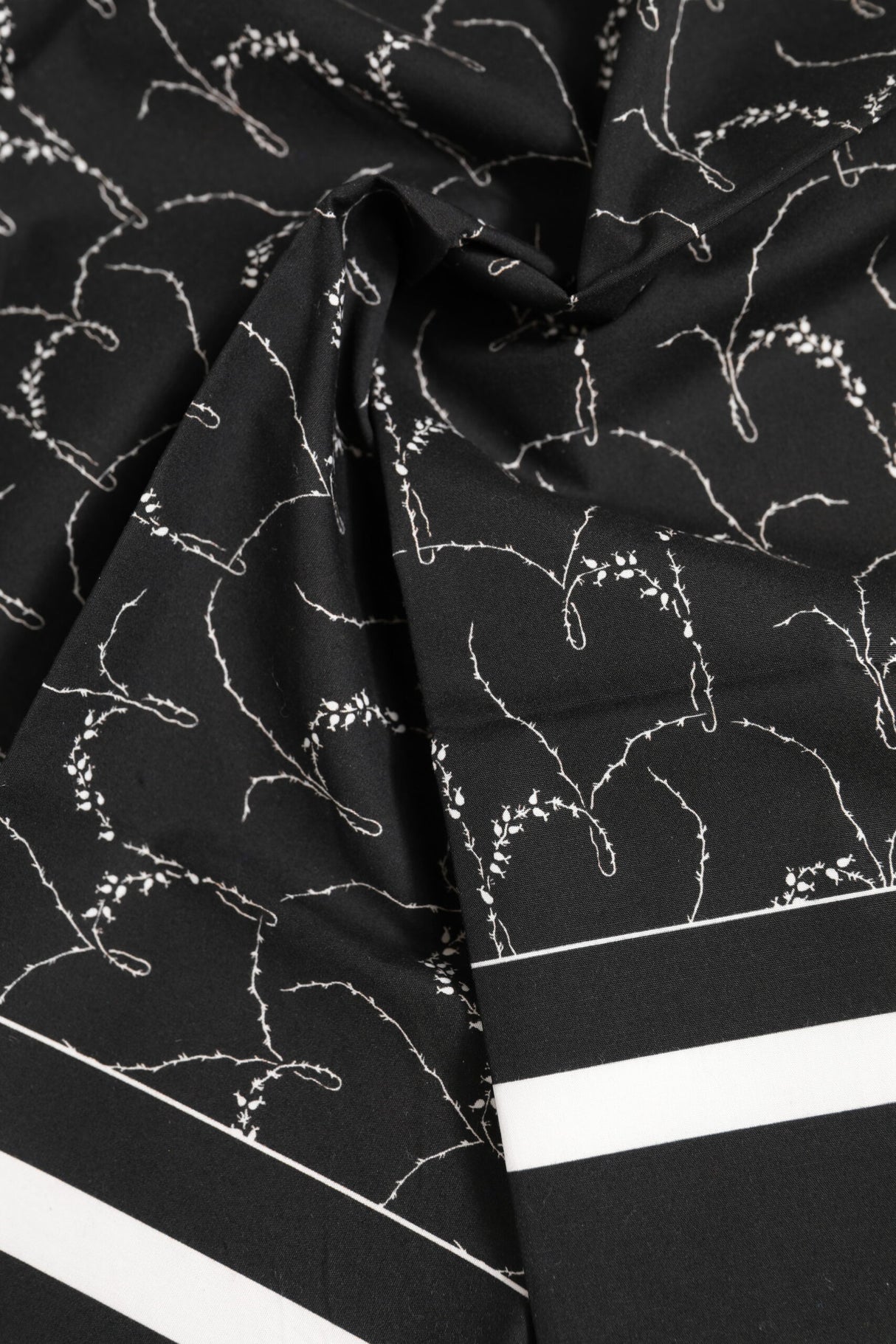 Dolce & Gabbana Black White Printed Square Men Foulard Scarf