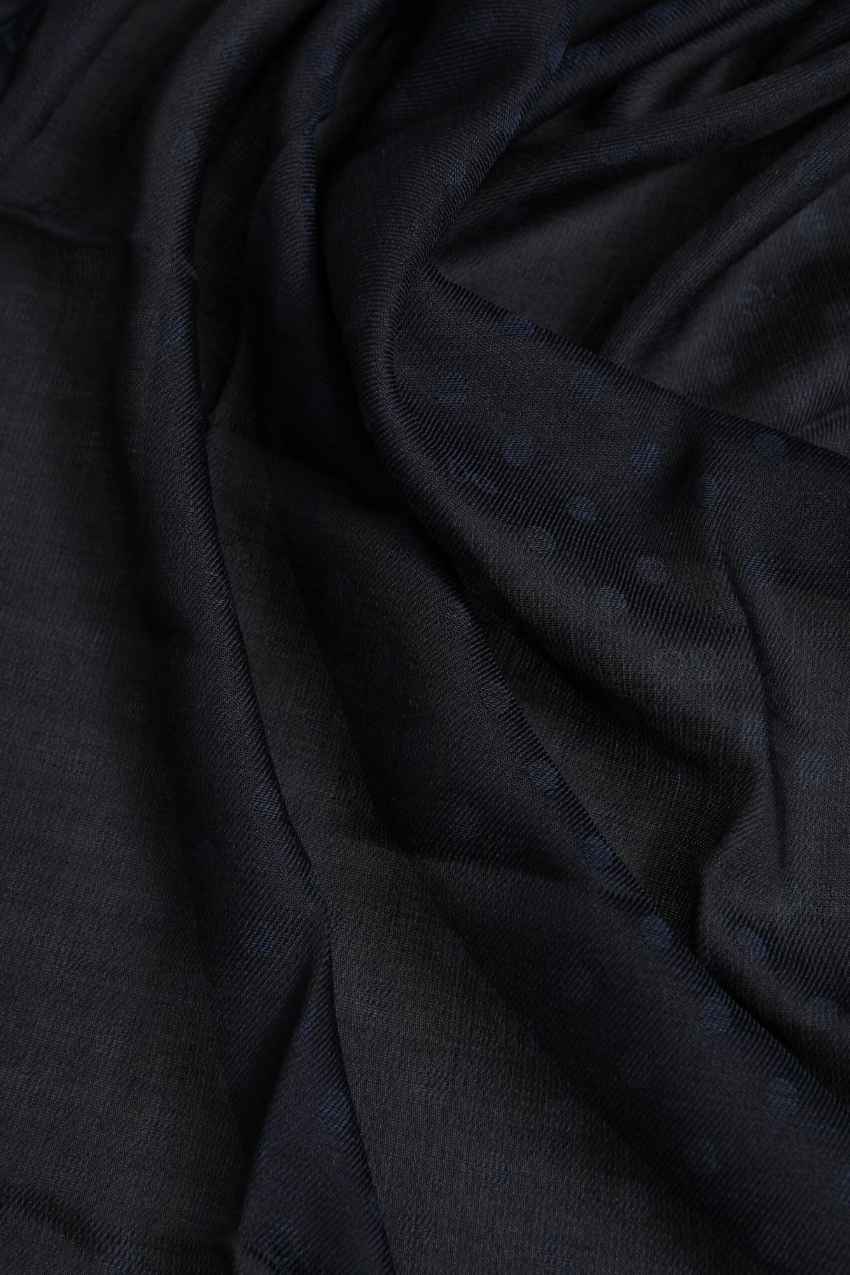 Dolce & Gabbana Black Viscose Fringes Neck Warmer Scarf