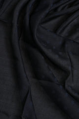 Dolce & Gabbana Black Viscose Fringes Neck Warmer Scarf