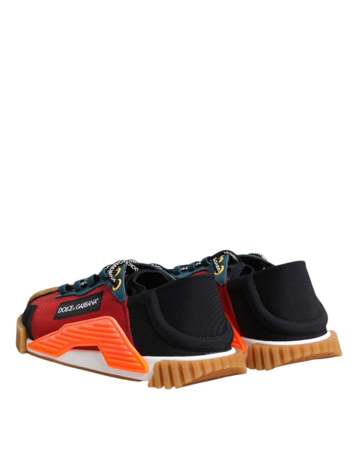 Dolce & Gabbana Multicolor Logo Low Top NS1 Men Sneakers Shoes