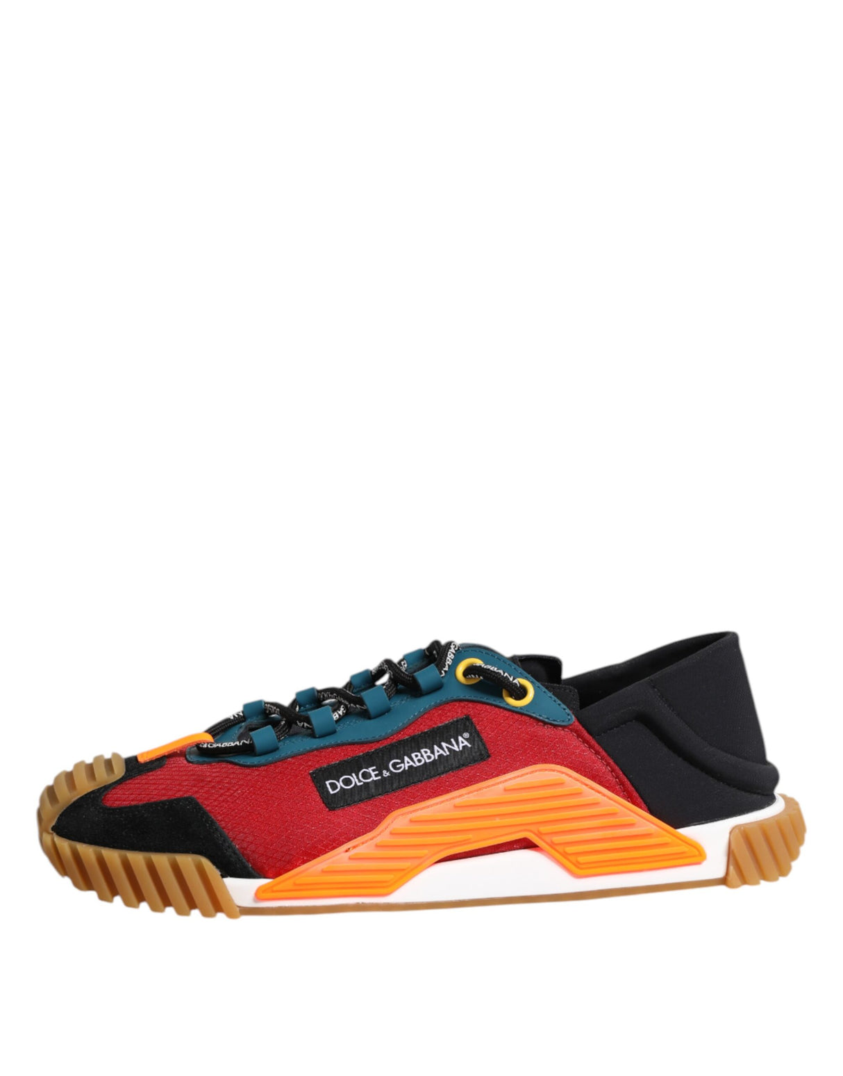Dolce & Gabbana Multicolor Logo Low Top NS1 Men Sneakers Shoes