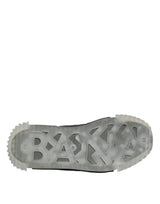 Dolce & Gabbana Black Lace Up Low Top NS1 Sneakers Shoes