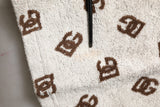 Dolce & Gabbana White Logo Print Jogger Men Sweatpants Pants