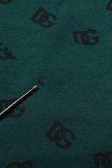 Dolce & Gabbana Green Logo Print Jogger Men Sweatpants Pants