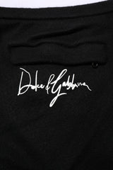 Dolce & Gabbana Black Wool Men Jogger Sweatpants Pants