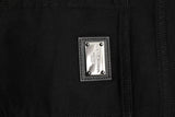 Dolce & Gabbana Black Cotton Logo Plaque Denim Jeans