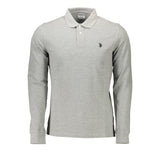 U.S. POLO ASSN. Gray Cotton Polo Shirt