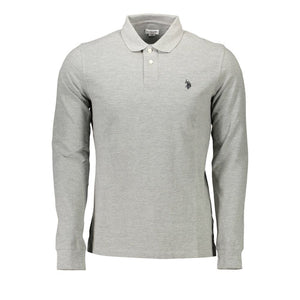 U.S. POLO ASSN. Gray Cotton Polo Shirt