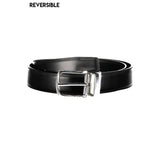 Sergio Tacchini Black Leather Belt