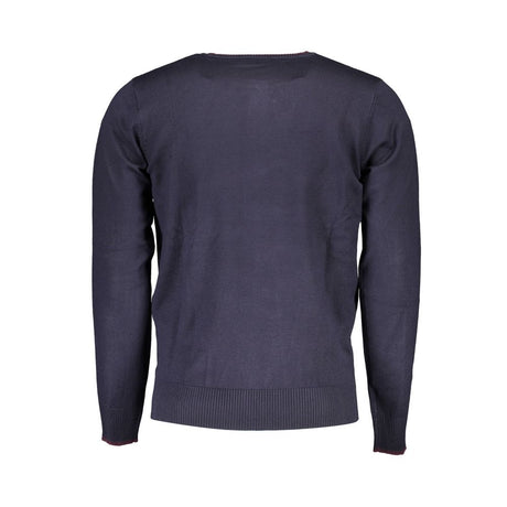 U.S. Grand Polo Blue Nylon Sweater