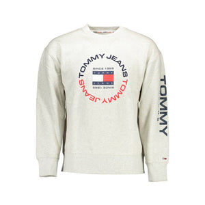 Tommy Hilfiger Gray Cotton Men Sweater