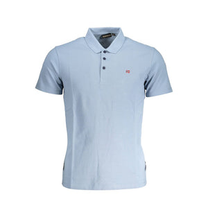 Napapijri Blue Cotton Polo Shirt