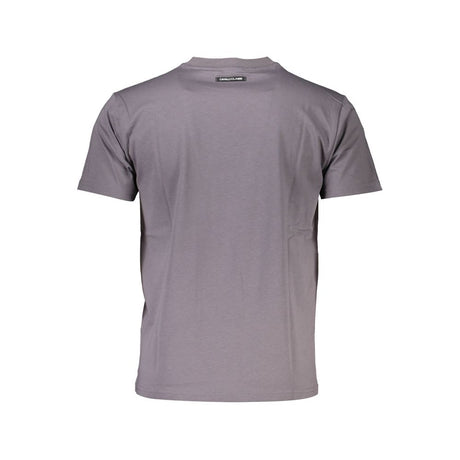 Cavalli Class Gray Cotton T-Shirt