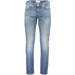 Calvin Klein Blue Cotton Jeans & Pant