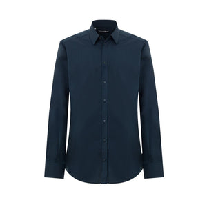 Dolce & Gabbana Blue Cotton Shirt