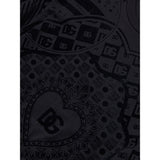 Dolce & Gabbana Black Cotton T-Shirt