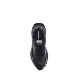 Dsquared² Black Calf Leather Bos Taurus Athletic Sneakers