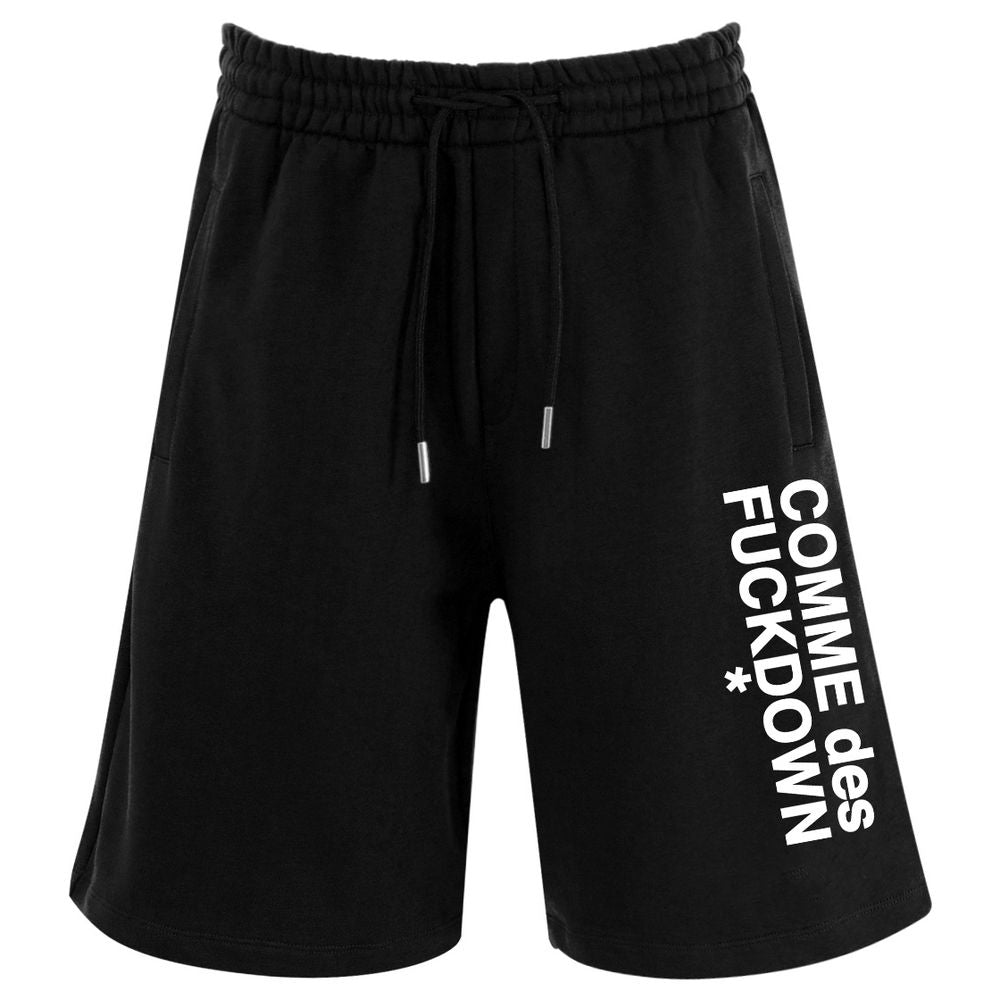 Comme Des Fuckdown Black Cotton Short