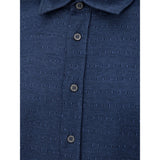 Canali Blue Cotton Shirt