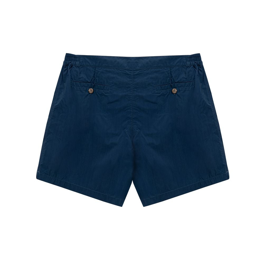 Canali Blue Polyamide Swim Short