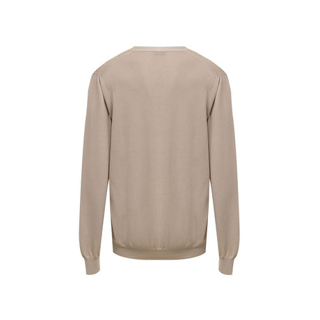 Gran Sasso Beige Cotton Cardigan