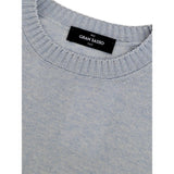 Gran Sasso Blue Cotton Sweater
