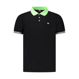 Norway 1963 Black Cotton Men Polo Shirt