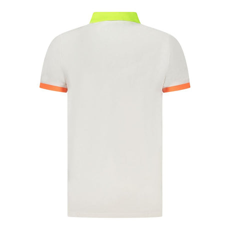 Norway 1963 White Cotton Men Polo Shirt