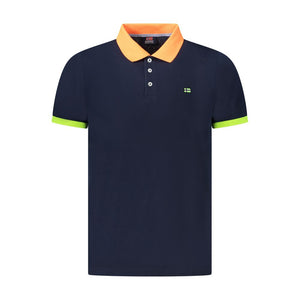 Norway 1963 Blue Cotton Men Polo Shirt