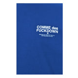 Comme Des Fuckdown Blue Cotton Sweater