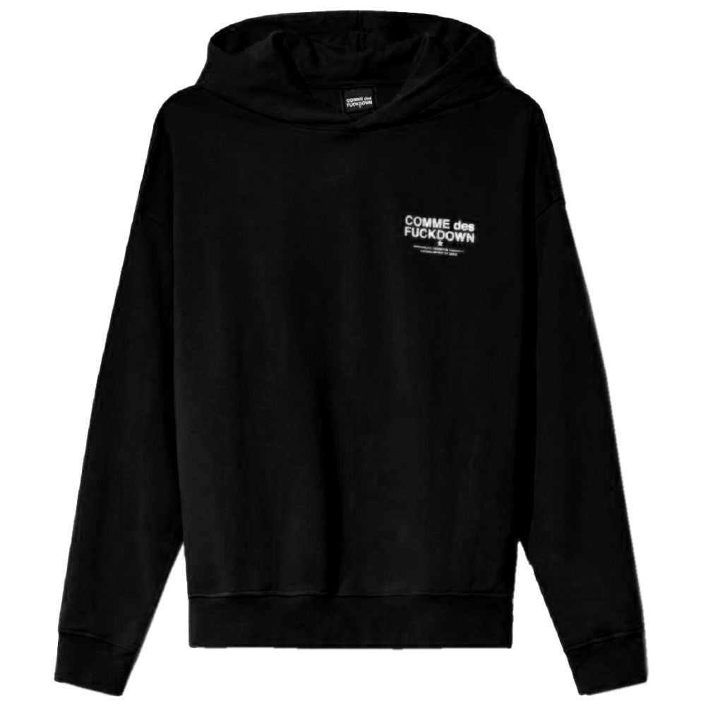 Comme Des Fuckdown Black Cotton Sweater