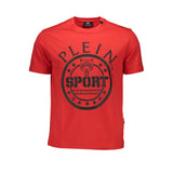 Plein Sport Red Cotton T-Shirt